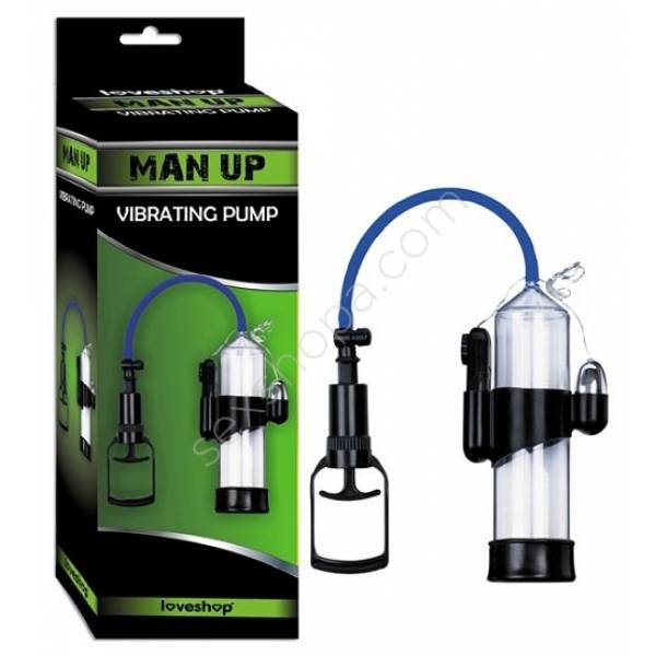 Man Up Vibrating Titreşimli Vakum Penis Pompası
