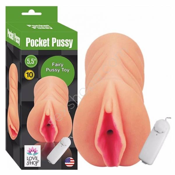 Pocket Pussy No:10 Titreşimli Realistik Yapay Suni Vajina
