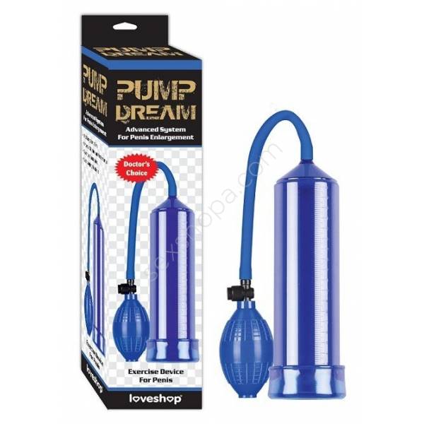 Pump Dream 20 CM Mavi Vakum Penis Pompası